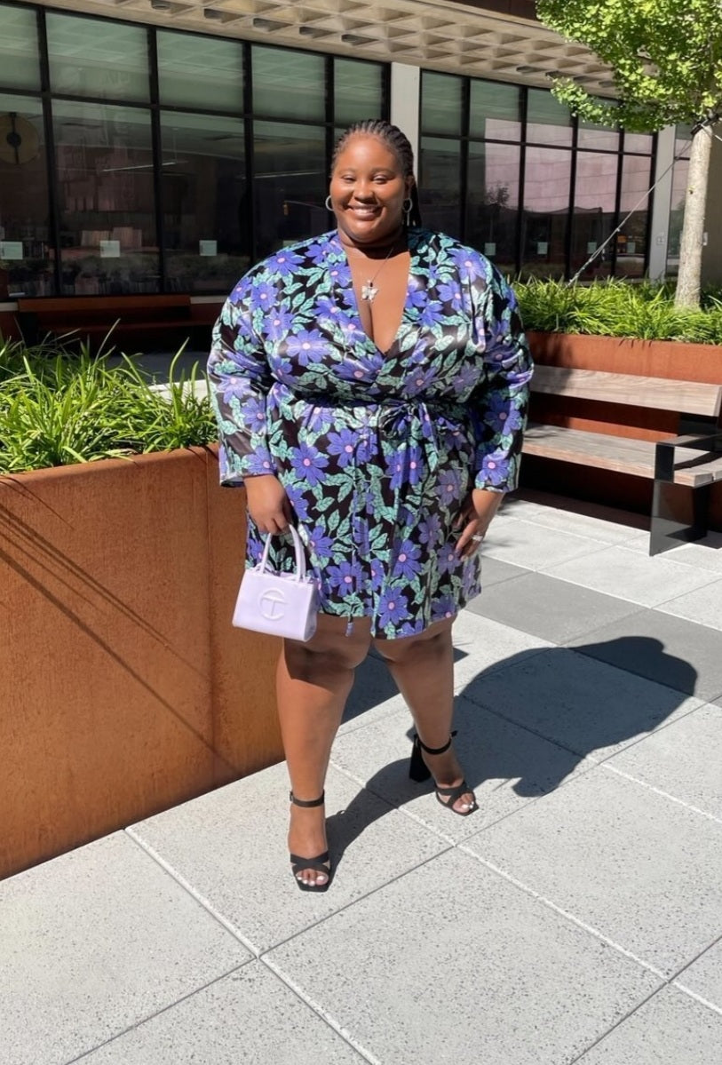 The Midnight Wrap Dress – thebunnyshops